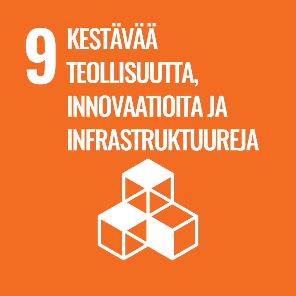 Tavoite 9 - Kestävää teollisuutta, innovaatioita ja infrastruktuureja